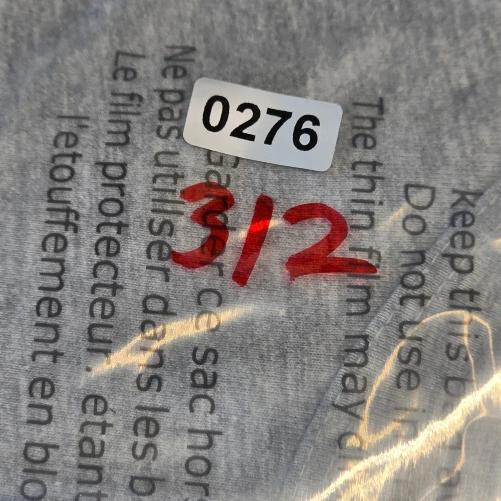 J.Crew Mens XL Long Sleeve T-Shirt Gray 100% Cotton‎ Made in USA 48756